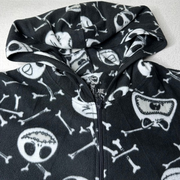 Disney The Nightmare Before Christmas Fleece‎ One Piece Pajamas Jumpsuit Large - Picture 5 of 8